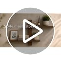 Image of Wooden Floating Wall Shelf for Living Room Bedroom, Office & Home Decor MDF Engineered Wood Storage Shelf (Brown)