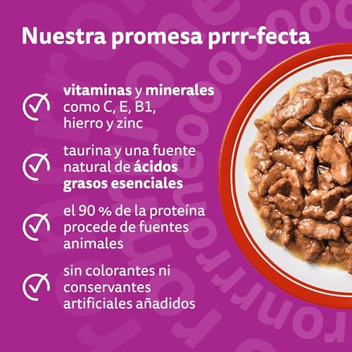 Miniatura 4 de Whiskas Comida Húmeda en salsa para Gatos Selección Clásicos 13 x 4 bolsitas x 85g