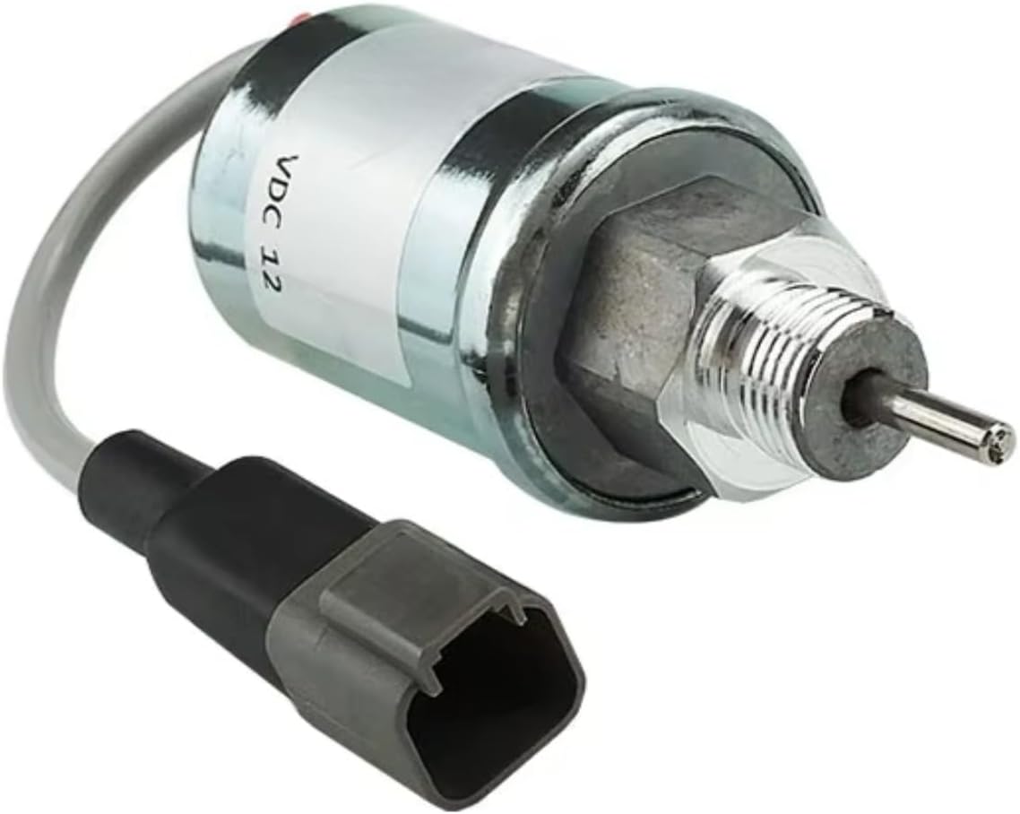 U85206452 12V Fuel Shutoff Solenoid Fits for Perkins 402D 403D 404D 404C Engine Replace parts