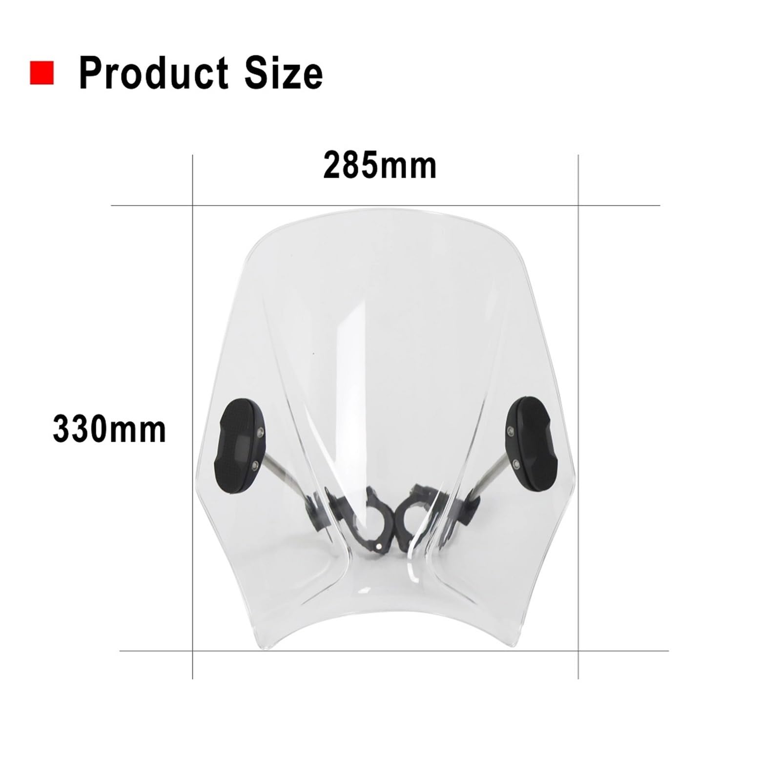Protecteur de Visière Pare-Brise pour Moto pour pour CB300F, pour CB400F, pour CB500F pour CB 300F, 400F, 500F Déflecteur De Vent Avant Flyscreen(Clair,X-3)