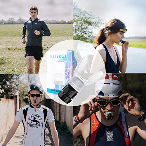 Breathing Exercise Device For Lungs, Lung Expansion Training, Lung Exerciser Device With Adjustable Resistance, Increase Lung Capacity, Improve Sleep & Physical Performance #TOP4