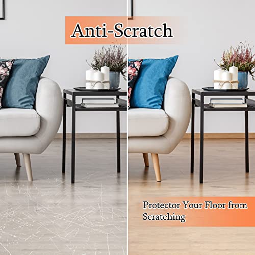 Non Slip Furniture Pads,72pcs 25mm Anti Slip Sticky Pads for Chair Sofa Feet Pads Idea for Tiled,Wooden,Laminate Floor Protectors(Black) - Image 4