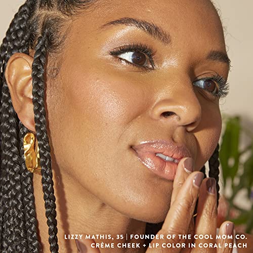 Honest Beauty Crème Cheek + Lip Color, Coral Peach | Bright Warm Peach |Ewg Certified + Dermatologist & Physician Tested & Vegan + Cruelty Free | 0.10 Oz. #TOP5