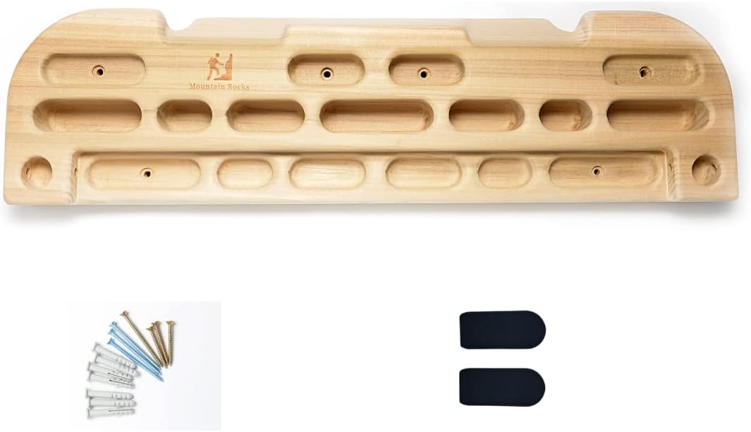 Wooden Hangboard Climbing Wildwood 2001 for Rock Climbing Hangboard