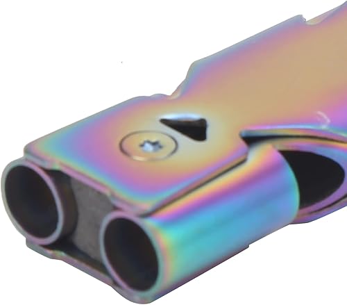 Miniatura 6 de Pilipane Silbatos de emergencia, silbato de seguridad, silbato de supervivencia de emergencia de aluminio para camping, senderismo, caza, deportes
