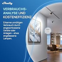 Shelly EM Mini Gen4, WLAN-betriebener Smart-Energiemesser bis zu 16A, Matter, Zigbee, Amperemeter, Voltmeter, Leistungsmessung, Fernsteuerung, Hausautomation, Kein Hub Erforderlich, 1 Stück – Ansicht 5
