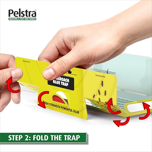 Image of REDZONE Cockroach Trap for Home and Kitchen - Non-Toxic, Pesticide-Free,Monitoring Roach Repellent for Cockroach Bait Attractant, Easy-to-Use Sachet, Safe for Kids, Pets & Effective, (Pack of 300)