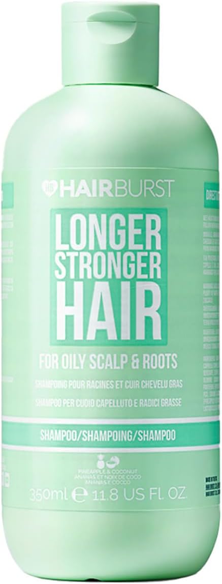 – Shampoo for Oily Hair — Deep Cleansing, Purifying & Hydrating with Tropical Aroma - Promotes Growth, Reduces Hair Loss-Free of SLS, Silicones & Parabens - Made in UK