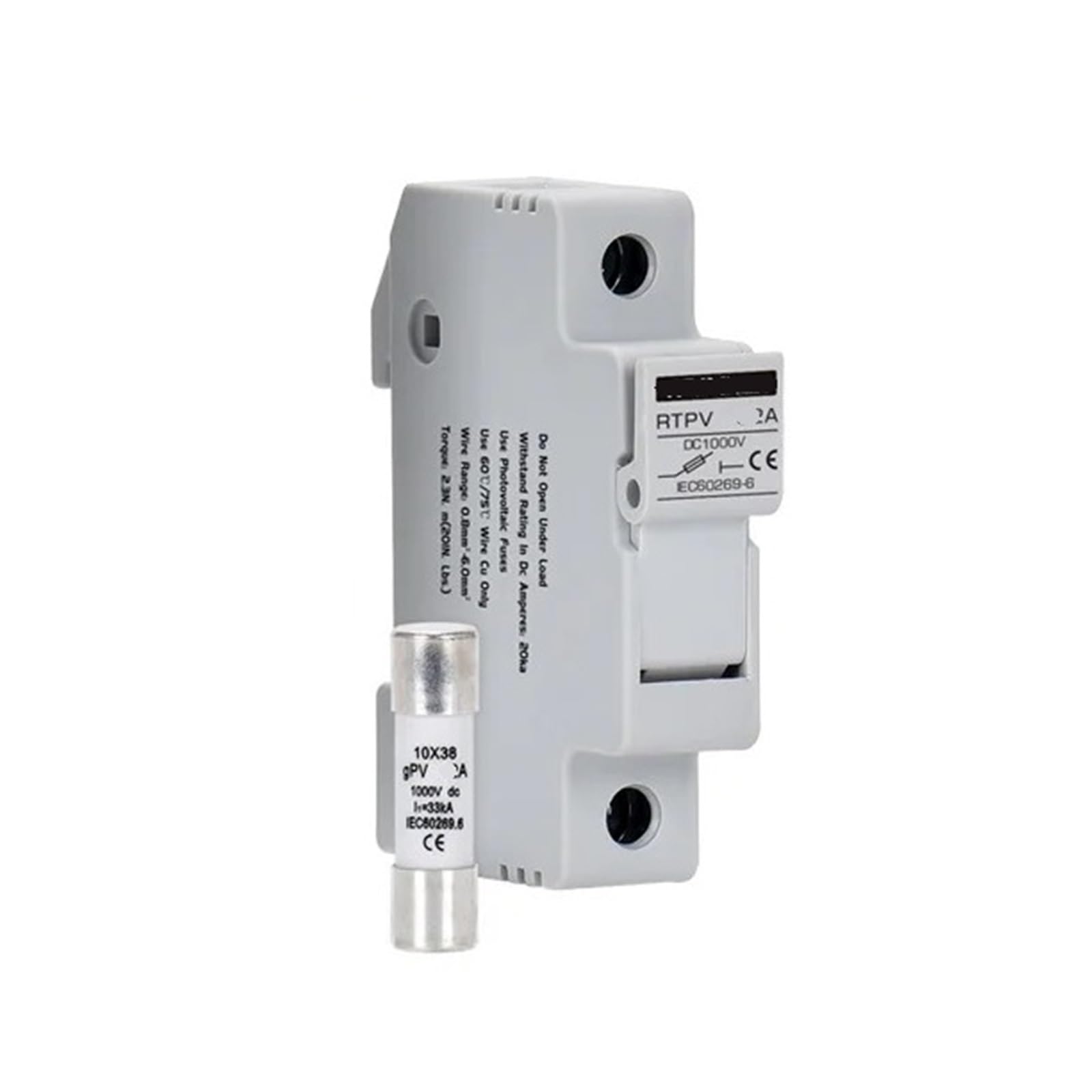 Disjoncteur 5A et Porte-fusible Solaire pour Éviter les Risques de Court-Circuit