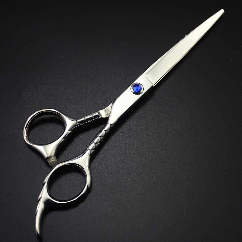 Hairdressing Scissors,Professional Hair Cutting Tools Shears Barber Set,Family Thinning,6inchset(Flatcut6inch)