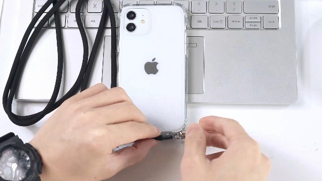 Trop Saint® Coque Avec Cordon Pour IPhone XR En Silicone Transparente
