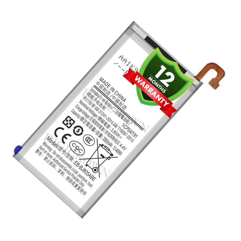 Image of Original EB-BJ805ABE Battery Compatible for Samsung Galaxy J8 | J8+ | A6+ (2018) | A9 Star Lite - (3500mAh) - 1 Year Warranty DF7