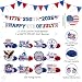 14pcs America 250 Decorations Banner Set Inclue 1776-2026 250th Happy 4th of July Banner Decorations 250 July 4th Independence Day Hanging Swirls for Patriotic Party