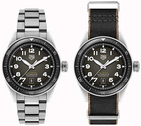 Miniatura 7 de TAG Heuer Autavia Reloj automático WBE5114EB0173 de diámetro de 1654in Negro - Vintage