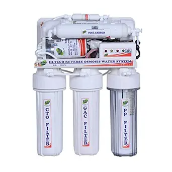 Hi-Tech htopen Reverse Osmosis, Carbon Block Water Purifier - 10L