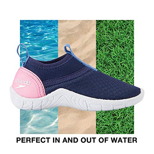 Image of Speedo Unisex Tidal Cruiser Watershoe, Black /Dark Gull Grey