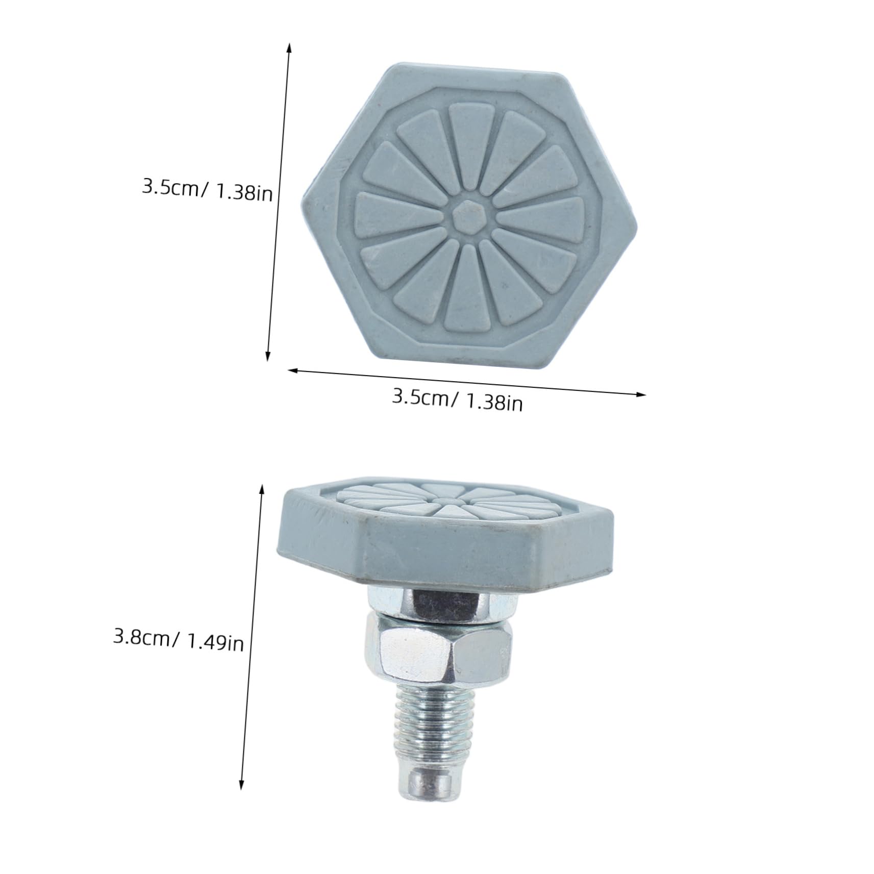 HOLIDYOYO Washing Machine Base Stabilizer Anti Slip Pads for Drum Washer Vibration Damping Tool for Floor