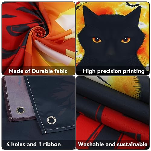 Halloween Party Black Cat Door Cover Trick or Treat Halloween Party Door Banner Halloween Scary Cat Door Decorations for Front Door Porch Halloween Party Supplies Door Decor 79x35 Inch Halloween Party Black Cat Door Cover Trick or Treat Halloween Party Door Banner Halloween Scary Cat Door Decorations for Front Door Porch Halloween Party Supplies Door Decor 79x35 Inch