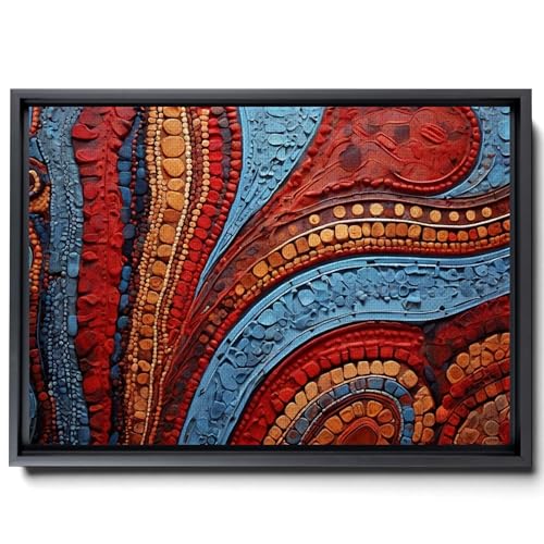 Aboriginal Prints Cultural Wall Art Indigenous Canvas Print Picture Wall Decor Australian Travel Art Print Cultural Wall Art Framed Art Print, Print