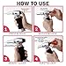 Gibot Butane Torch,Kitchen Torch Cooking Torch Creme Brulee Torch, Refillable Adjustable Flame Lighter with Safety Lock for DIY, Creme, Brulee, BBQ and Baking(Butane Gas Not Included）
