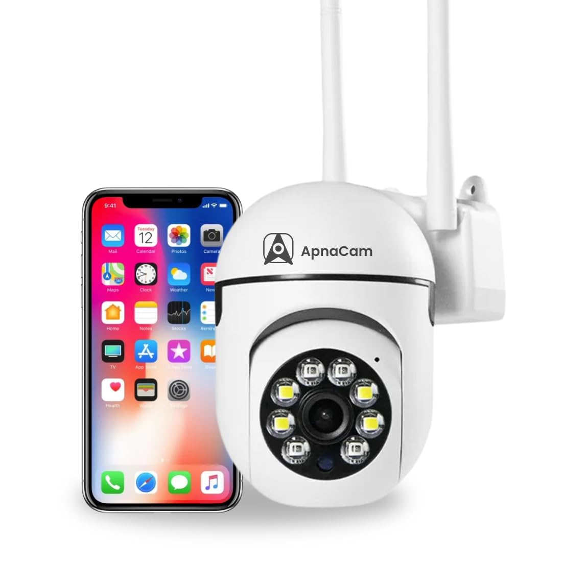1080p Wireless PTZ | Color Night Vision | Live Monitoring | Two-Way Audio | Motion Detection Alert | Indoor Security Camera