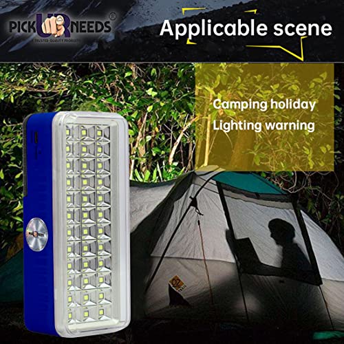 Image of Pick Ur Needs High-Bright 24 LED with Rechargeable Emergency Lantern Floor Lamp Light Pack of 2