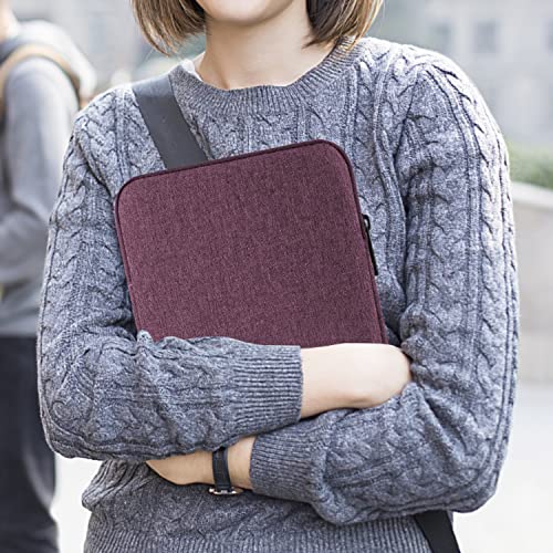 Image of MoKo 7-8 Inch Tablet Sleeve Bag, Polyester Pouch Cover Case Slim Design | Fits iPad Mini (A17 Pro) 8.3 inch 2024, iPad Mini 6 /5 /4 /3 /2 /1, Samsung Galaxy Tab S2 8.0, Tab A 8.0, ZenPad Z8s 7.9, Purple