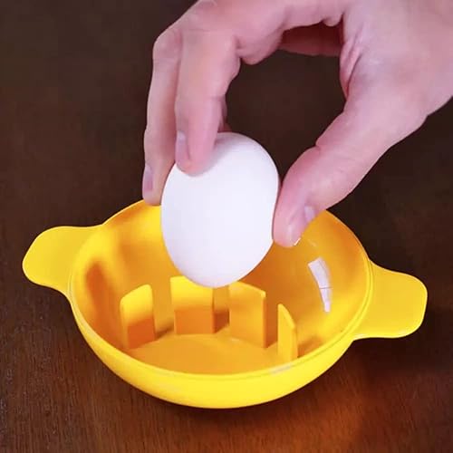 Miniatura 3 de Olla de huevos para microondas cazador furtivo tortilla revuelta máquina de huevos con asas de silicona separador de yema y galleta de cáscara