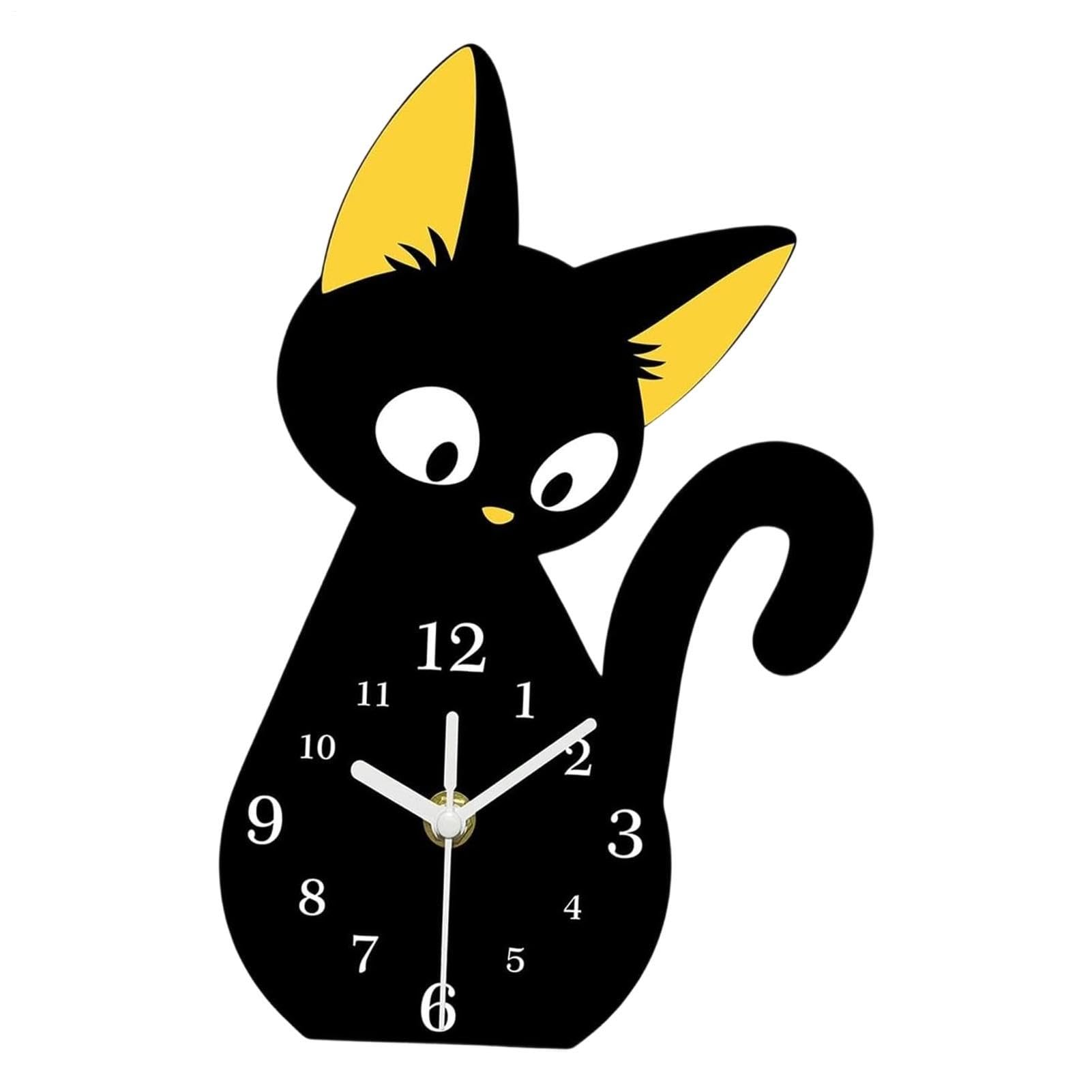 Reloj de escritorio analógico y cronómetro sin decoración para mesita de noche