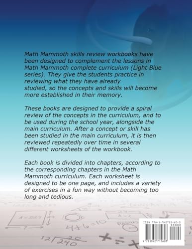 Math Mammoth Grade 6 Skills Review Workbook - Image 2