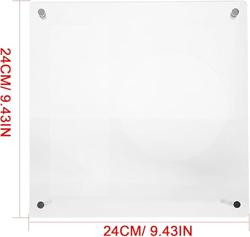 Miniatura 6 de NUOBESTY CD Photocard soporte acrílico transparente marcos de fotos 9.4x9.4 in