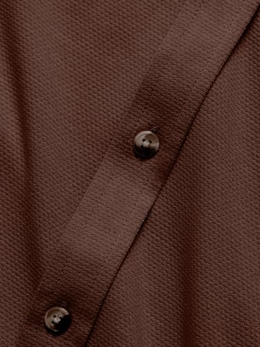 Image of The Souled Store Men's Cotton Regular Fit Solid Button Down Shirt