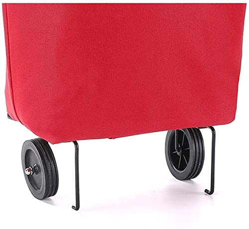 CHRISJ Einkaufstrolley 2 Räder Shopper Faltbarer Trolley Gepäckträgertasche Koffer Trolley Abnehmbar – Bild 8