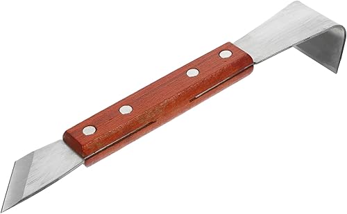 Sosoport Espátula rascador de corteza de árbol frutal hombre de madera multiusos