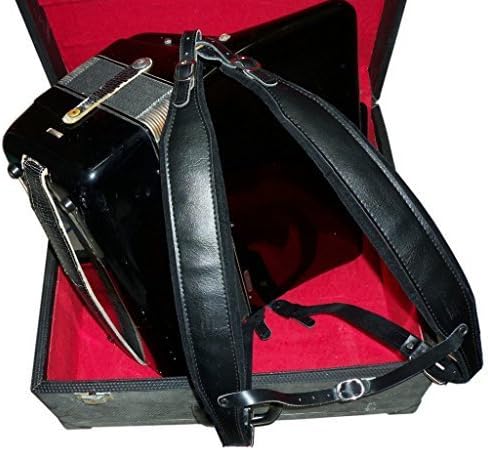 MUSIC FIRST Genuine Leather Accordion Shoulder Strap (96/120 bass)