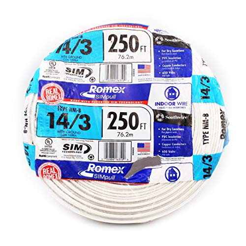 COLEMAN CABLE 63946855 Nonmetallic With Ground Sheathed Cable