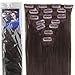 20''7pcs Fashional Clips in Remy Human Hair Extensions 24 Colors for Women Beauty Hot Sale