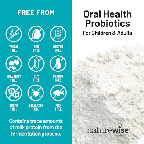 NatureWise Oral Probiotics for Mouth Bad Breath - Chewable Sugar-Free Mint - Lactobacillus reuteri Chewable - Oral Probiotics For Kids & Adults - Non-GMO USA Manufactured - 60 Count[60-Day Supply] - image 7