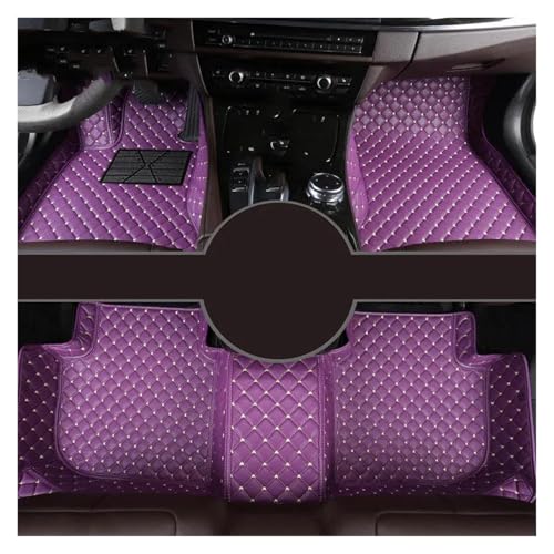 Tapis voiture protection pour Audi A7 S7 2010-2023 set de sol violet antidérapant