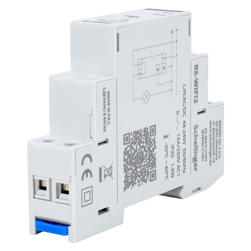 Interruptor horario astronómico Temporizador WiFi 1 Canal DIN