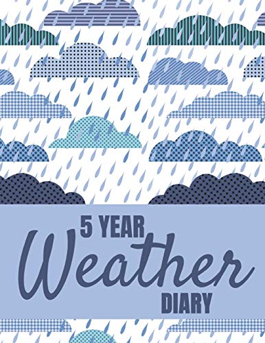 51rfdIROUjL. SL500  - 5 Year Weather Diary: Undated Weather Log Notebook