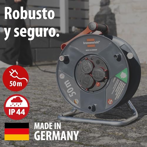 Enrollacables Garant V2 IP44 50m Brennenstuhl cable para exterior 3