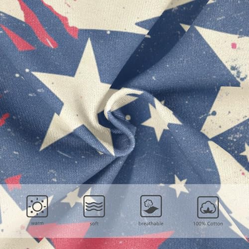 KLL 4th July American Independence Day Toddler Boys Comfort Briefs Underwear Breathable Children Panties3