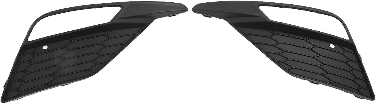 1 Pair Replacement Front Bumper Lower Fog Light Grille Covers for FR 5F MK3 Facelift 2017 to 2020