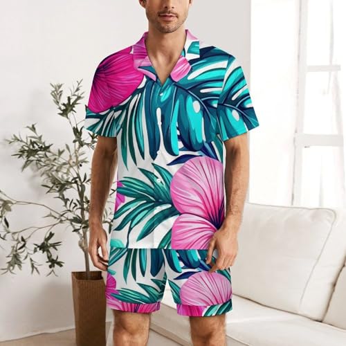 Pyjama manches courtes homme doux contre la chaleur nocturne - 2