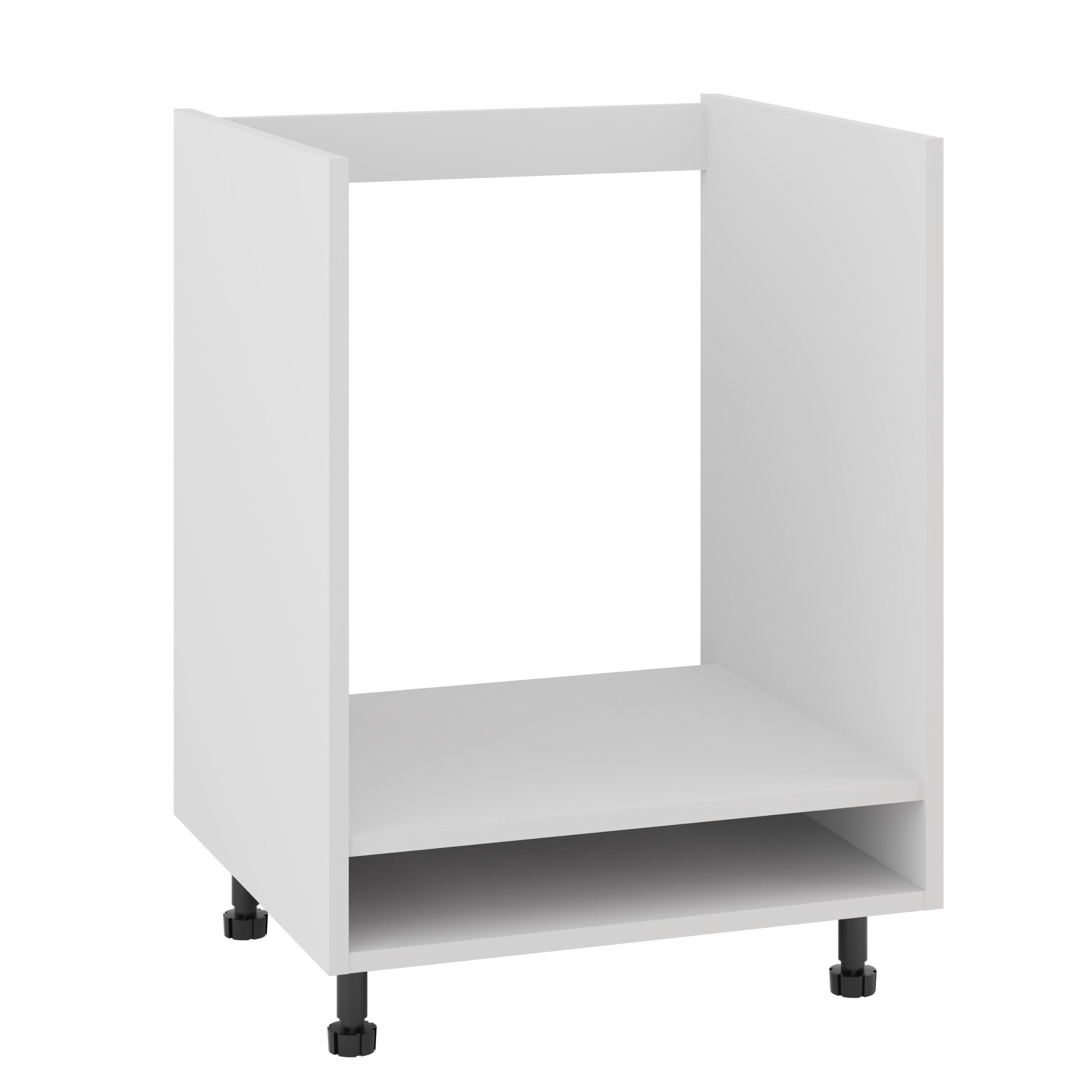 Laclar Unterer Küchenkorpus 60/82 für Einbau-Backofen - verstellbare Füße - stabile Möbelplatte - für Küchenaufbewahrung und -Gestaltung - einfach zu montieren - modular