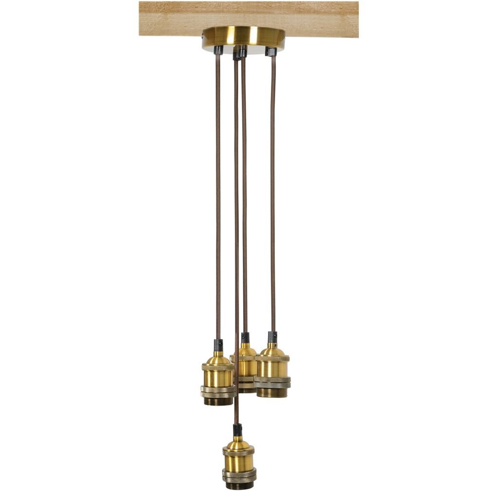 Lyyt Antique Gold | Quadruple Vintage Light Fitting | E27