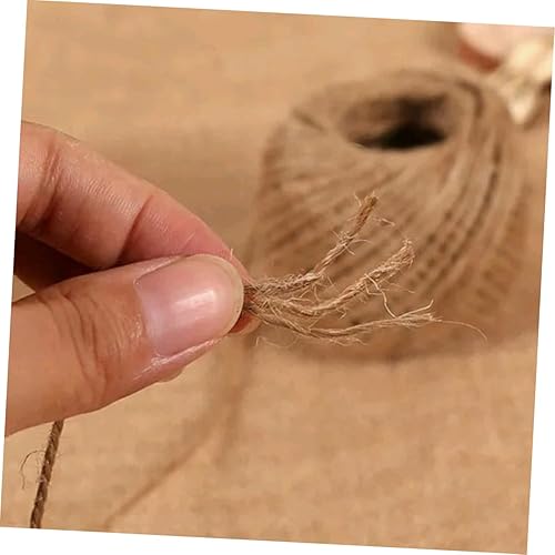 Miniatura 7 de Operitacx 6 piezas de 6 cintas de regalo, cuerda de arpillera, cuerda de envoltura de regalo, cuerda de yute artificial, cuerda de yute artificial,