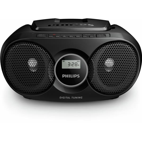 Amazon.com: Philips Portable CD Player Boombox Radio CD Player