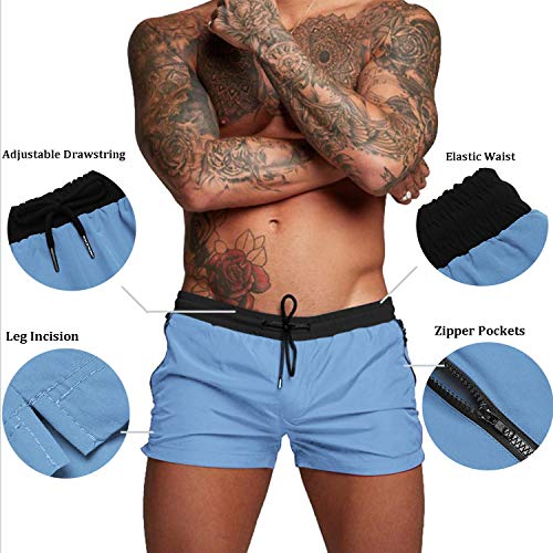 Coofandy Mens Quick Dry Swimwear Boxer Brief Trunks thumb #4